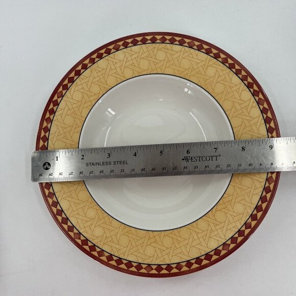 Villeroy & Boch Germany Switch Plantation One (1) SOUP BOWL 9 3/8" Safran - Picture 2 of 5